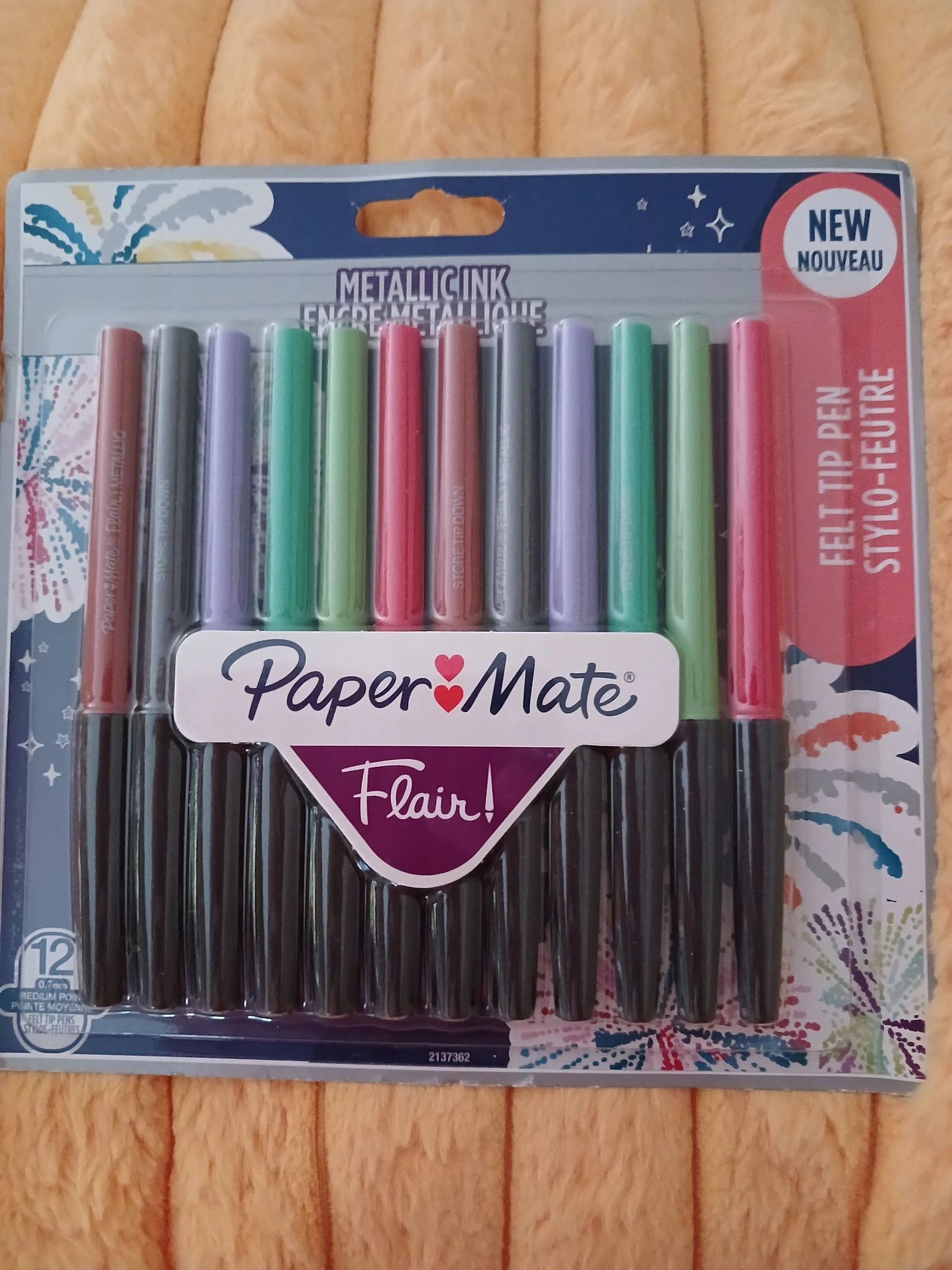 Stylo feutres encre métallique 